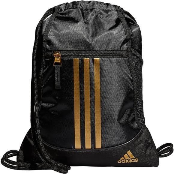 Unisex Alliance 2 Sackpack, Black/Gold Metallic, One Size main image 4